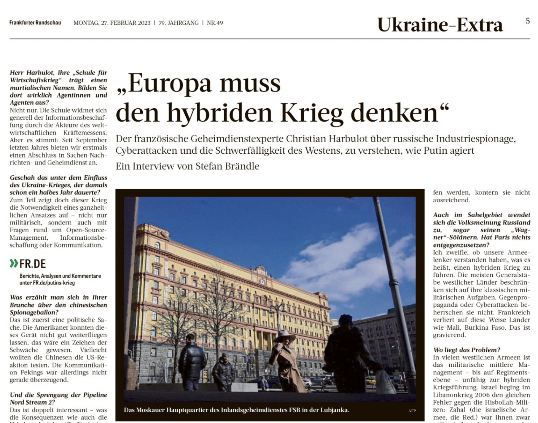 L&rsquo;Occident n&rsquo;apprend rien : « L&rsquo;Europe doit penser la guerre hybride »