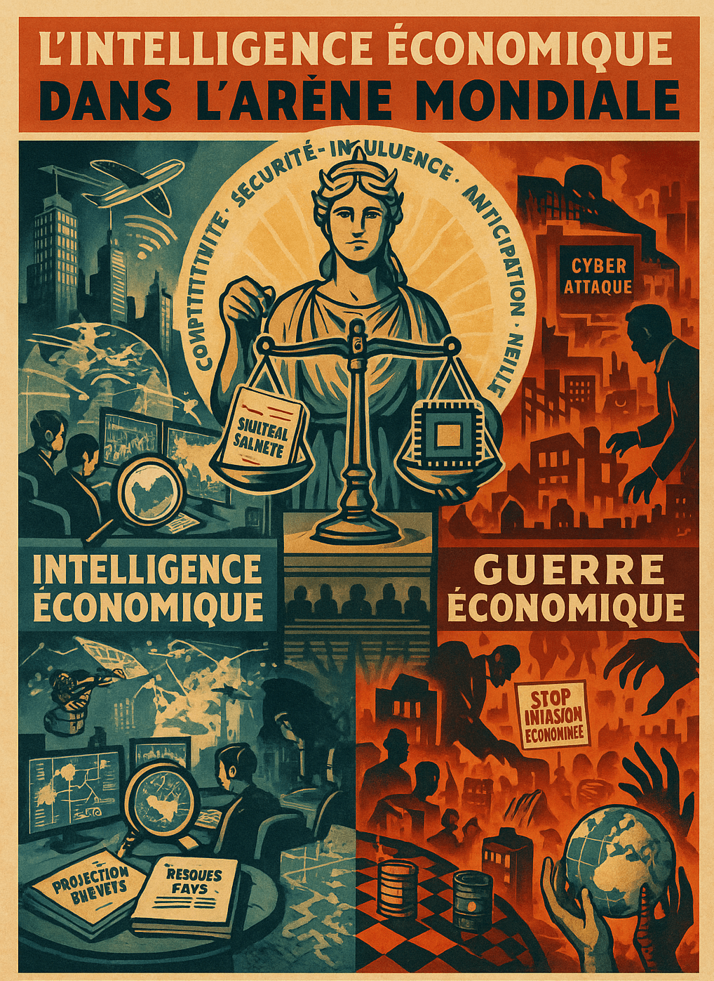 Quelle articulation entre intelligence et guerre économiques dans l’école française de guerre économique?